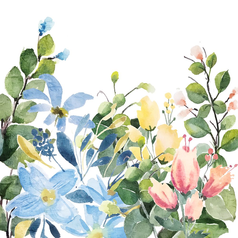 Spring Square Blooms 2 art print by Kimberly Allen for $57.95 CAD