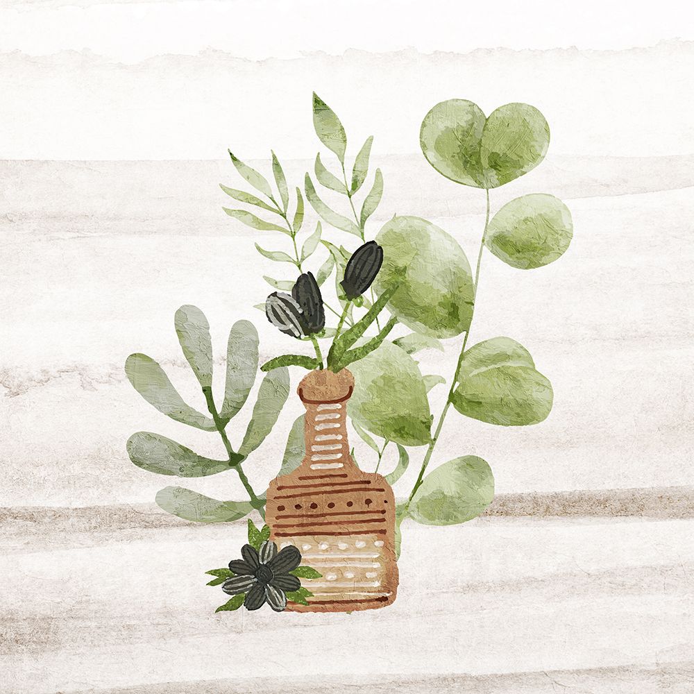 Greenery Vases 3 art print by Kimberly Allen for $57.95 CAD