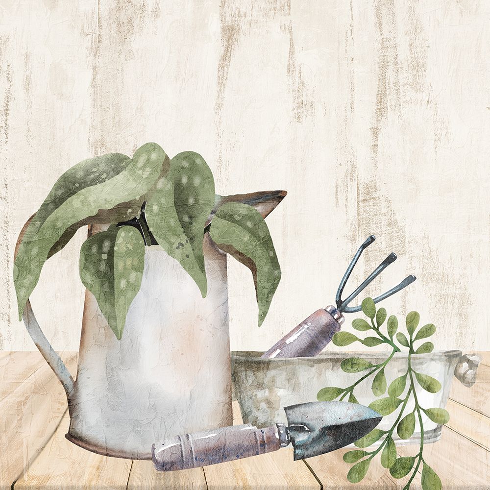 Garden Shelf 2 art print by Kimberly Allen for $57.95 CAD
