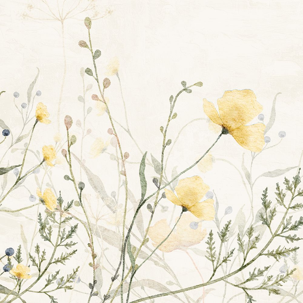Wildflower Yellow 1 art print by Kimberly Allen for $57.95 CAD