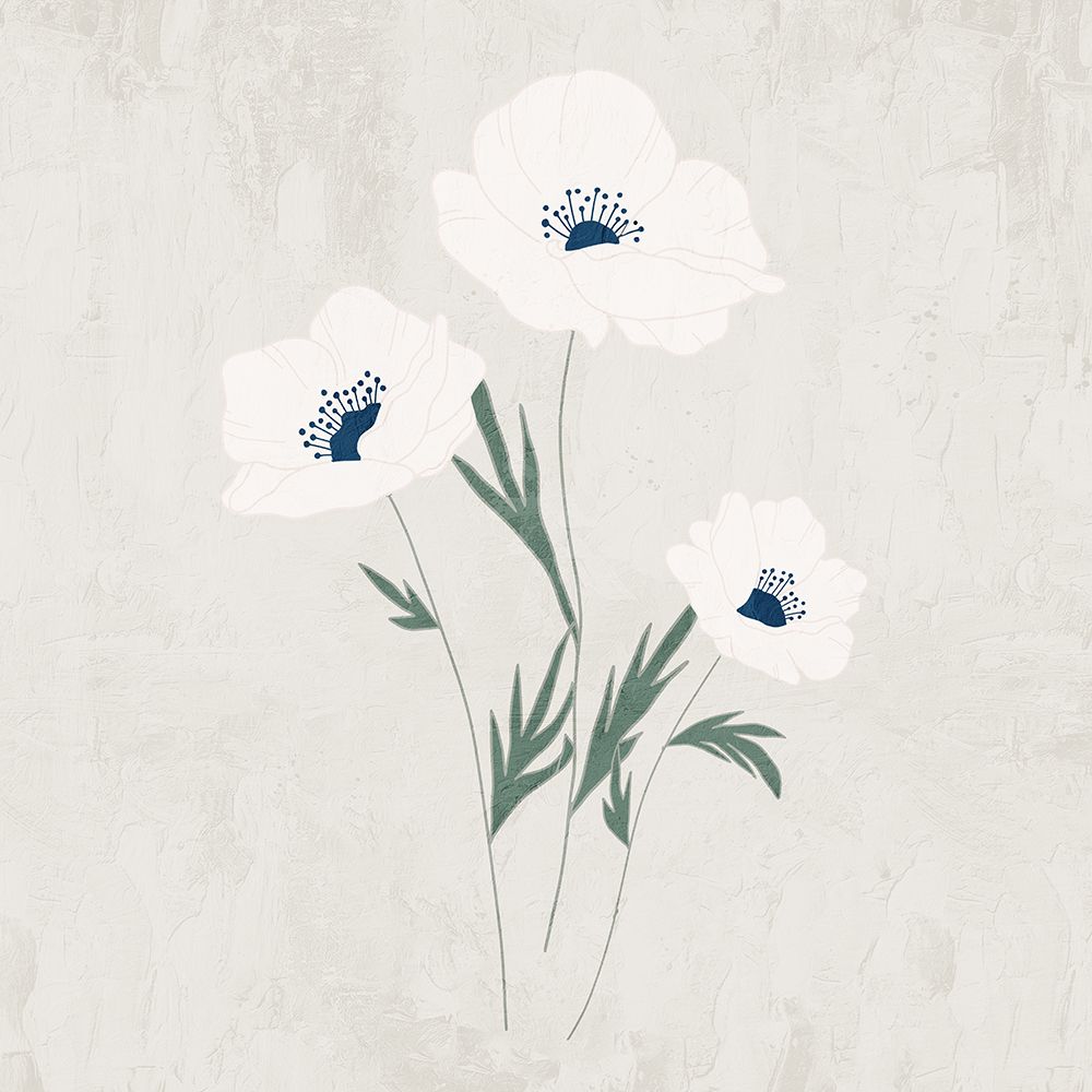 Anemone Stems 1 art print by Kimberly Allen for $57.95 CAD