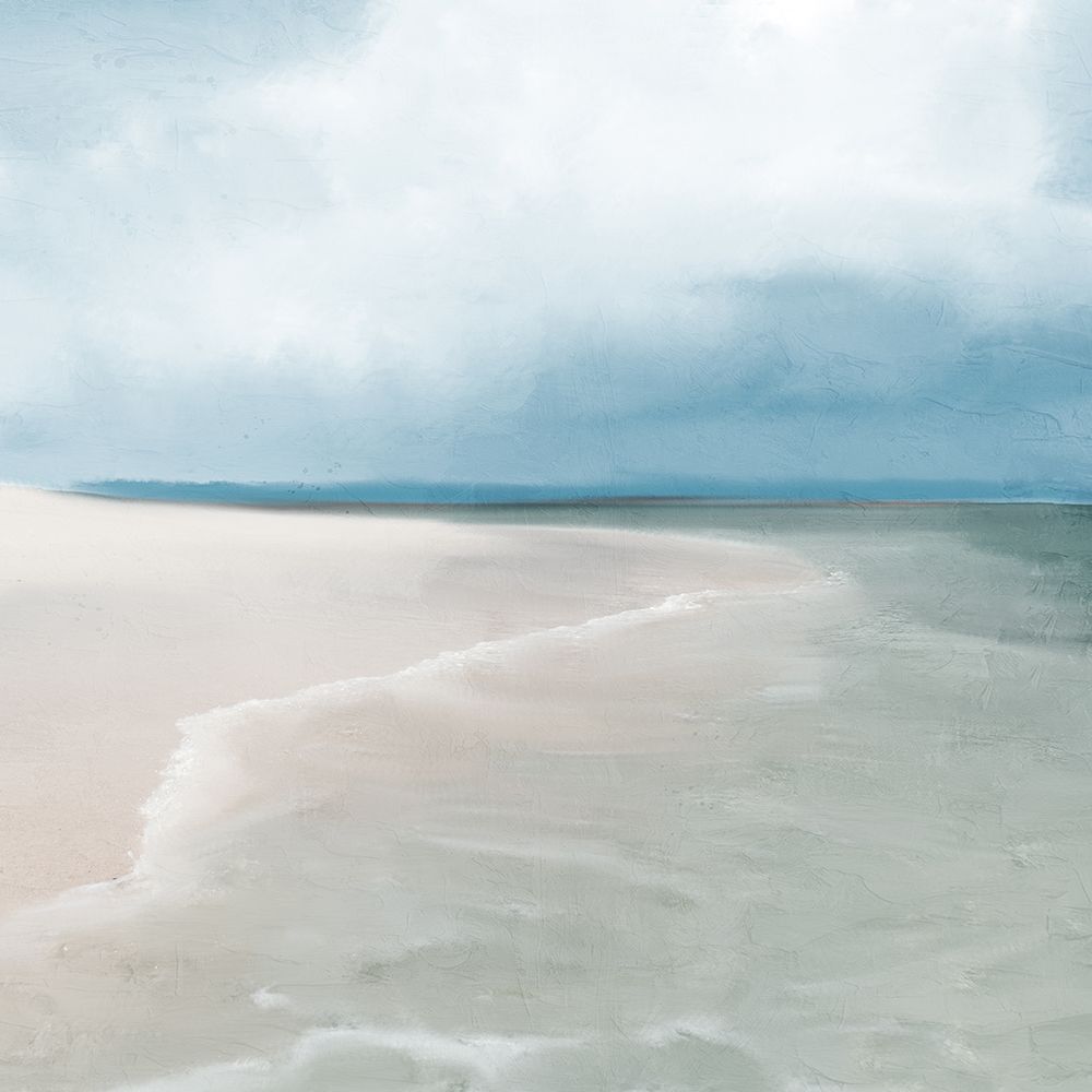 Soft Blue Beach Day art print by Kimberly Allen for $57.95 CAD