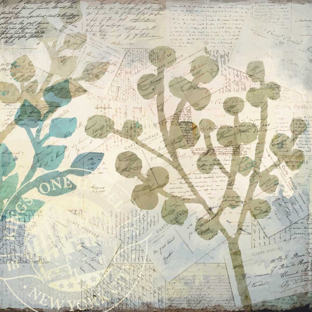 Botanical Postale 1 art print by Kimberly Allen for $57.95 CAD