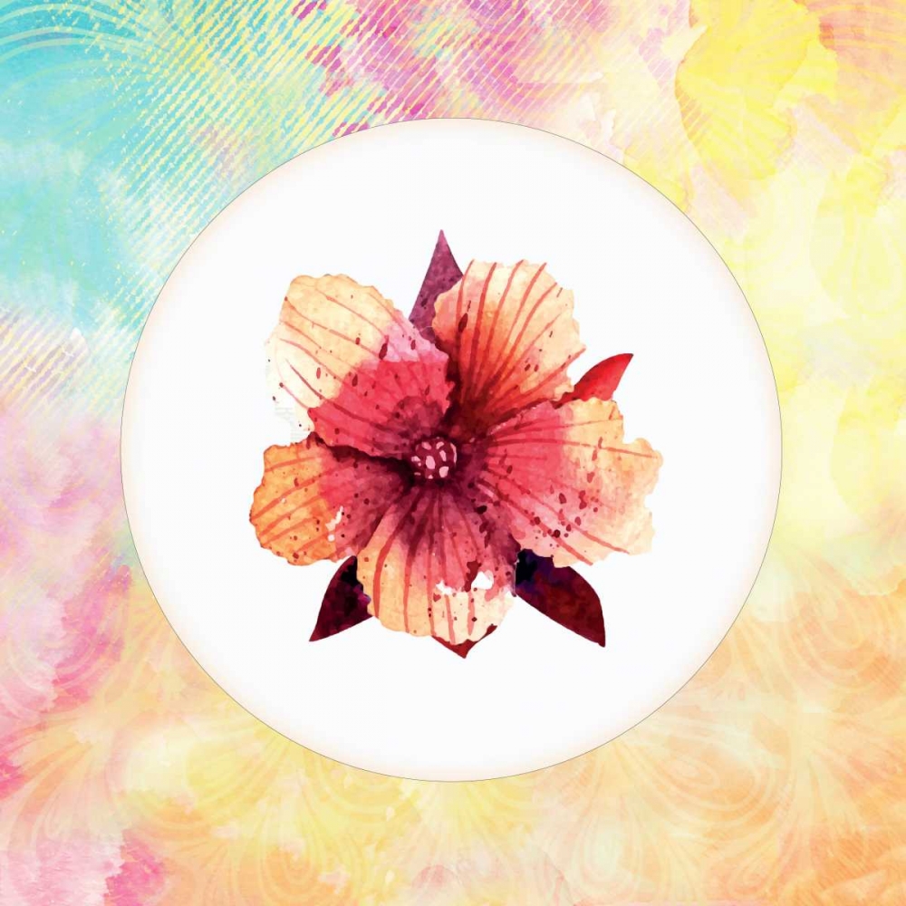 Tropical Floral Square 1 art print by Kimberly Allen for $57.95 CAD