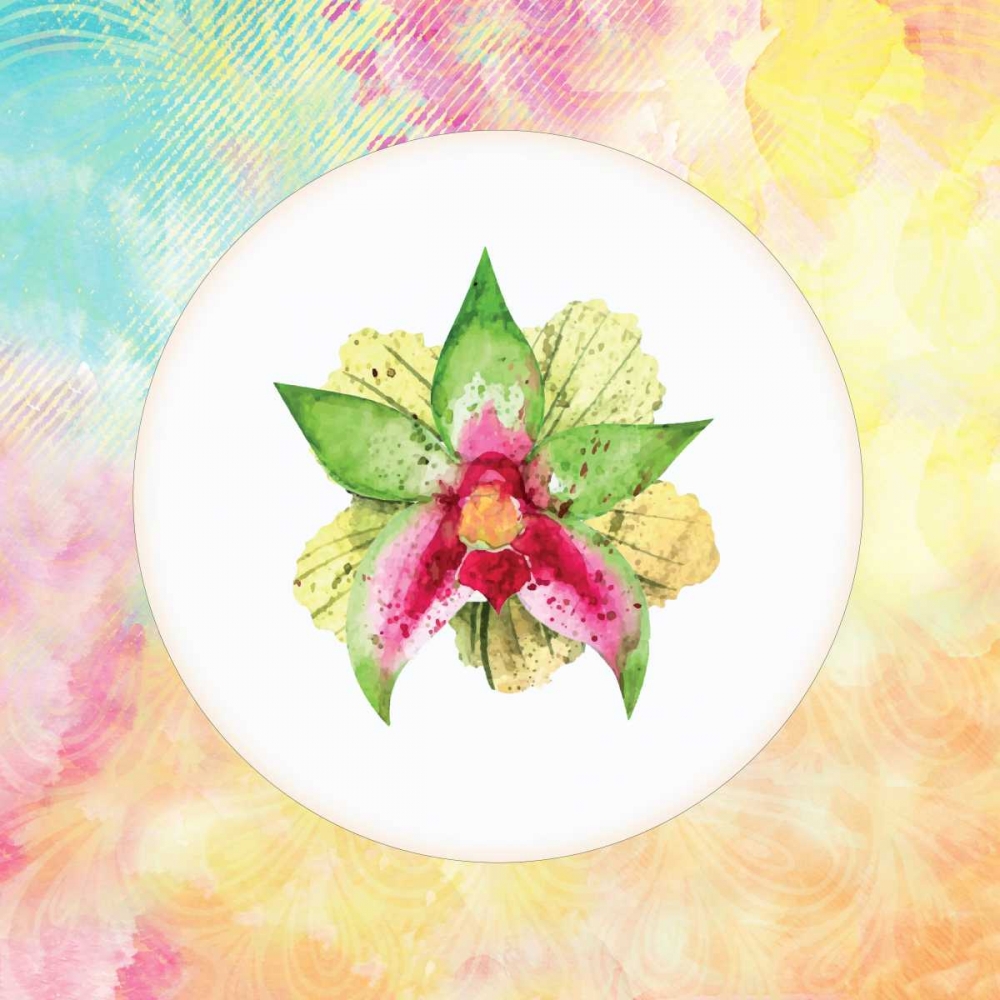 Tropical Floral Square 2 art print by Kimberly Allen for $57.95 CAD