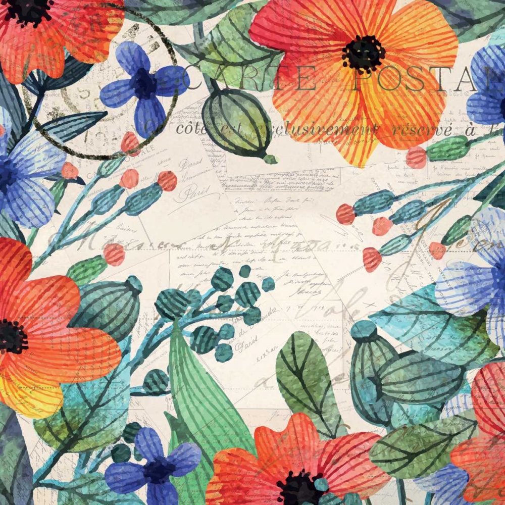 Spring Carte Postale 1 art print by Kimberly Allen for $57.95 CAD