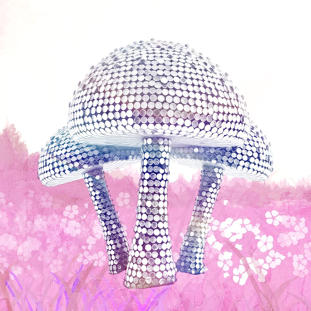 Disco Mushrooms 1 art print by Kimberly Allen for $57.95 CAD