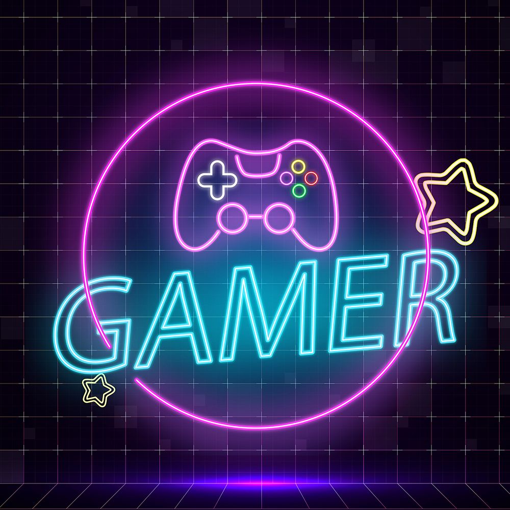 Gamer Neon art print by Kimberly Allen for $57.95 CAD