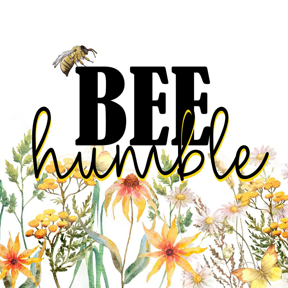 Bee Wildflower 1 art print by Kimberly Allen for $57.95 CAD