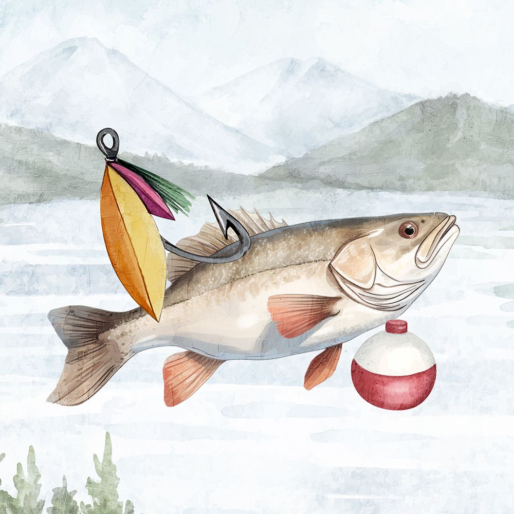 Lets Fish 2 art print by Kimberly Allen for $57.95 CAD
