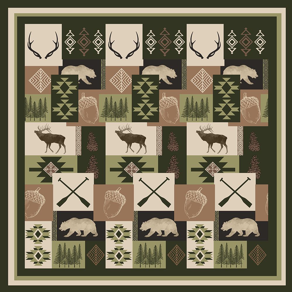 Wilderness Bedding art print by Kimberly Allen for $57.95 CAD