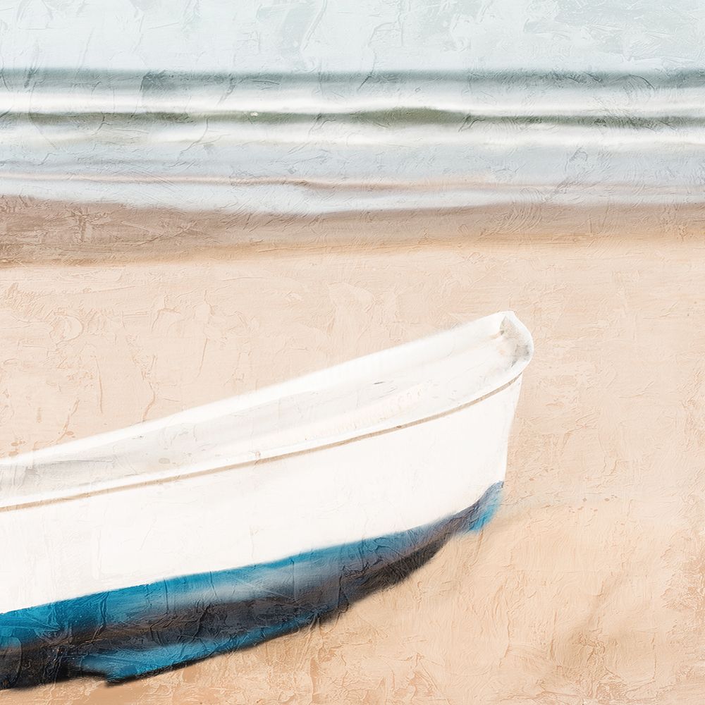 Beach Canoe art print by Kimberly Allen for $57.95 CAD