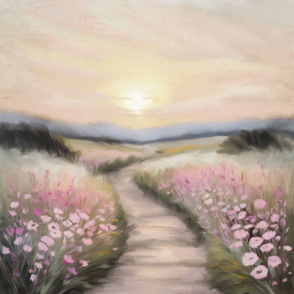 Sunset Path art print by Kimberly Allen for $57.95 CAD
