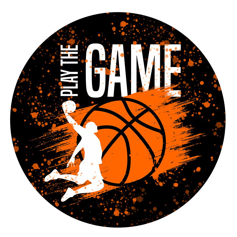 Slam Dunk Circle art print by Kimberly Allen for $57.95 CAD