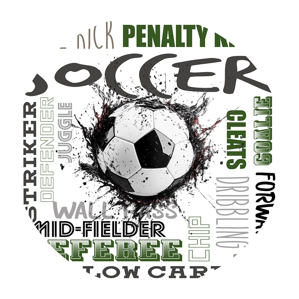 Soccer Kick Circle art print by Kimberly Allen for $57.95 CAD