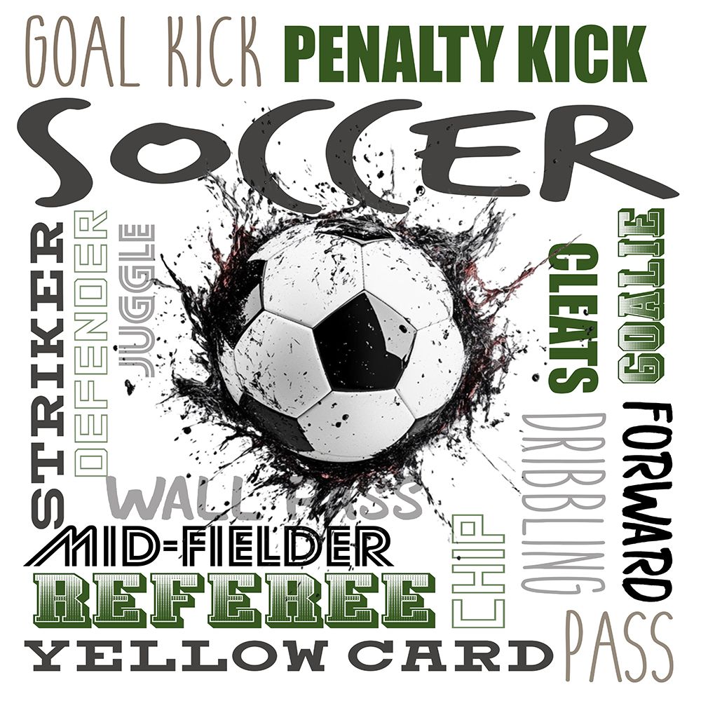 Soccer Kick art print by Kimberly Allen for $57.95 CAD