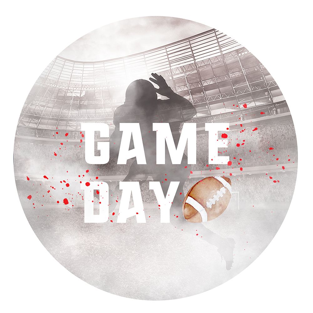 Game Day Circle art print by Kimberly Allen for $57.95 CAD
