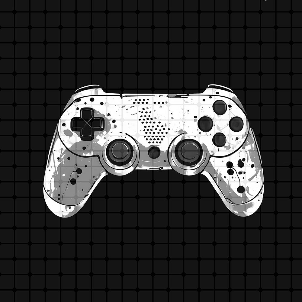 Black And White Gamer 1 art print by Kimberly Allen for $57.95 CAD