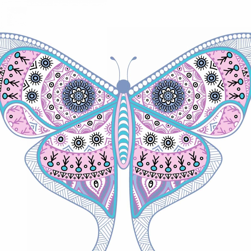 Colorful Butterfly 2 art print by Kimberly Allen for $57.95 CAD