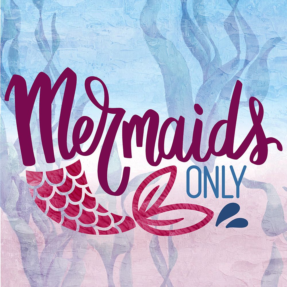 Mermaids Only art print by Kimberly Allen for $57.95 CAD