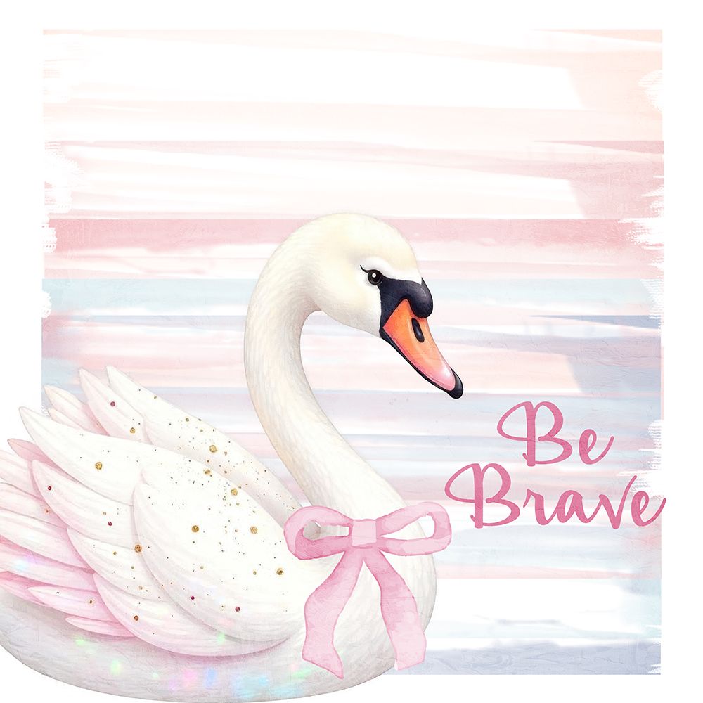 Swan Be Brave 1 art print by Kimberly Allen for $57.95 CAD