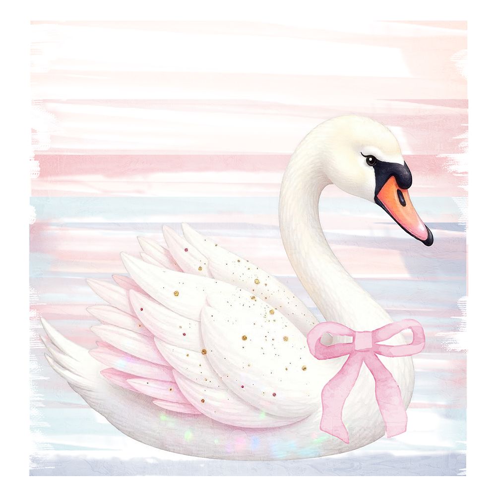 Pink Swan 1 art print by Kimberly Allen for $57.95 CAD