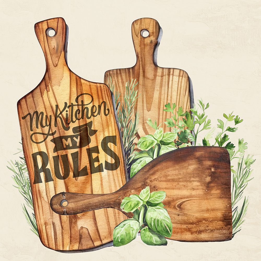 Kitchen Boards 1 art print by Kimberly Allen for $57.95 CAD