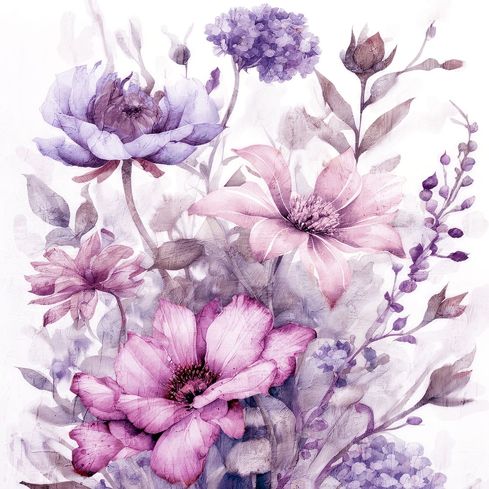 Vibrant Floral 1 art print by Kimberly Allen for $57.95 CAD