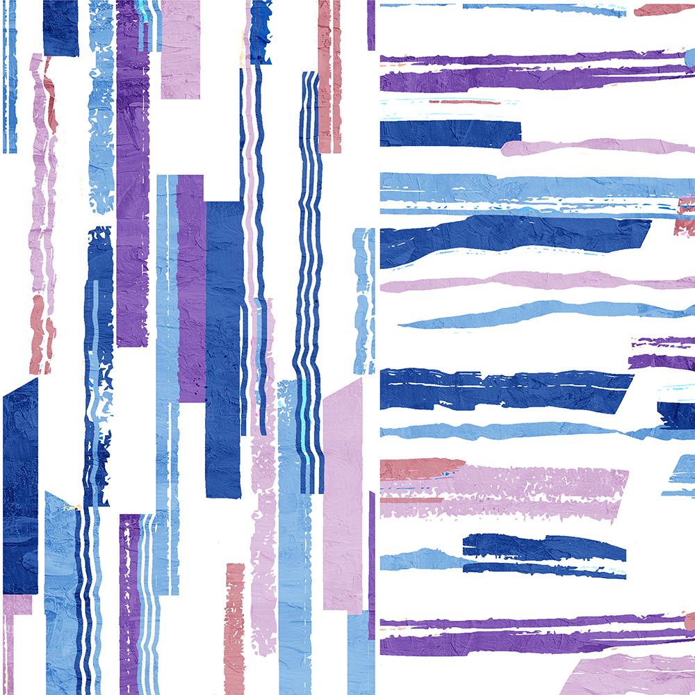 Squared Vibrant Lines 1 art print by Kimberly Allen for $57.95 CAD