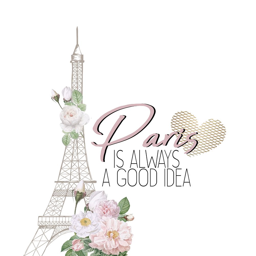 Vintage Paris Rose 2 art print by Kimberly Allen for $57.95 CAD