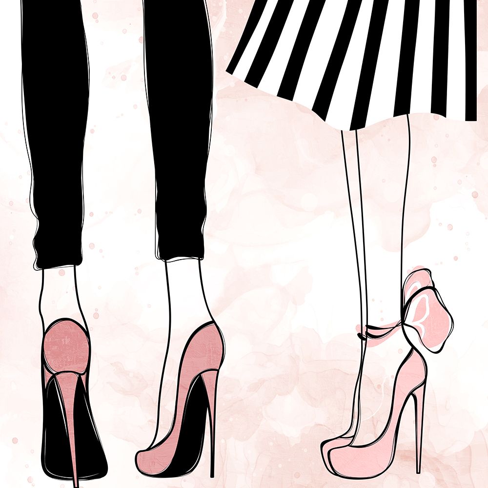 Pink Heels art print by Kimberly Allen for $57.95 CAD