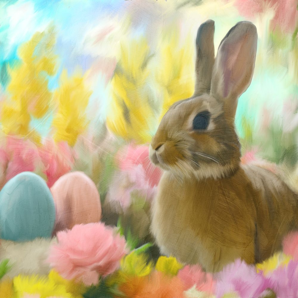 Bunny Hunt art print by Kimberly Allen for $57.95 CAD