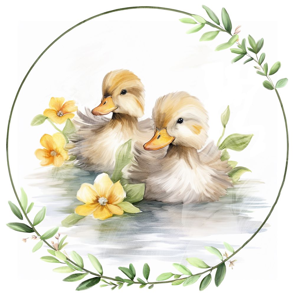 Duckling Swim art print by Kimberly Allen for $57.95 CAD