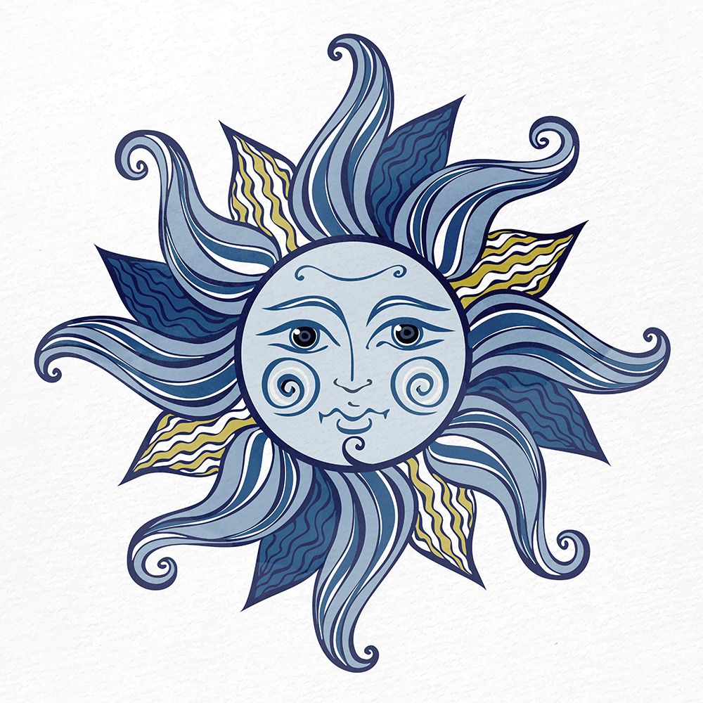 Sun Face art print by Kimberly Allen for $57.95 CAD