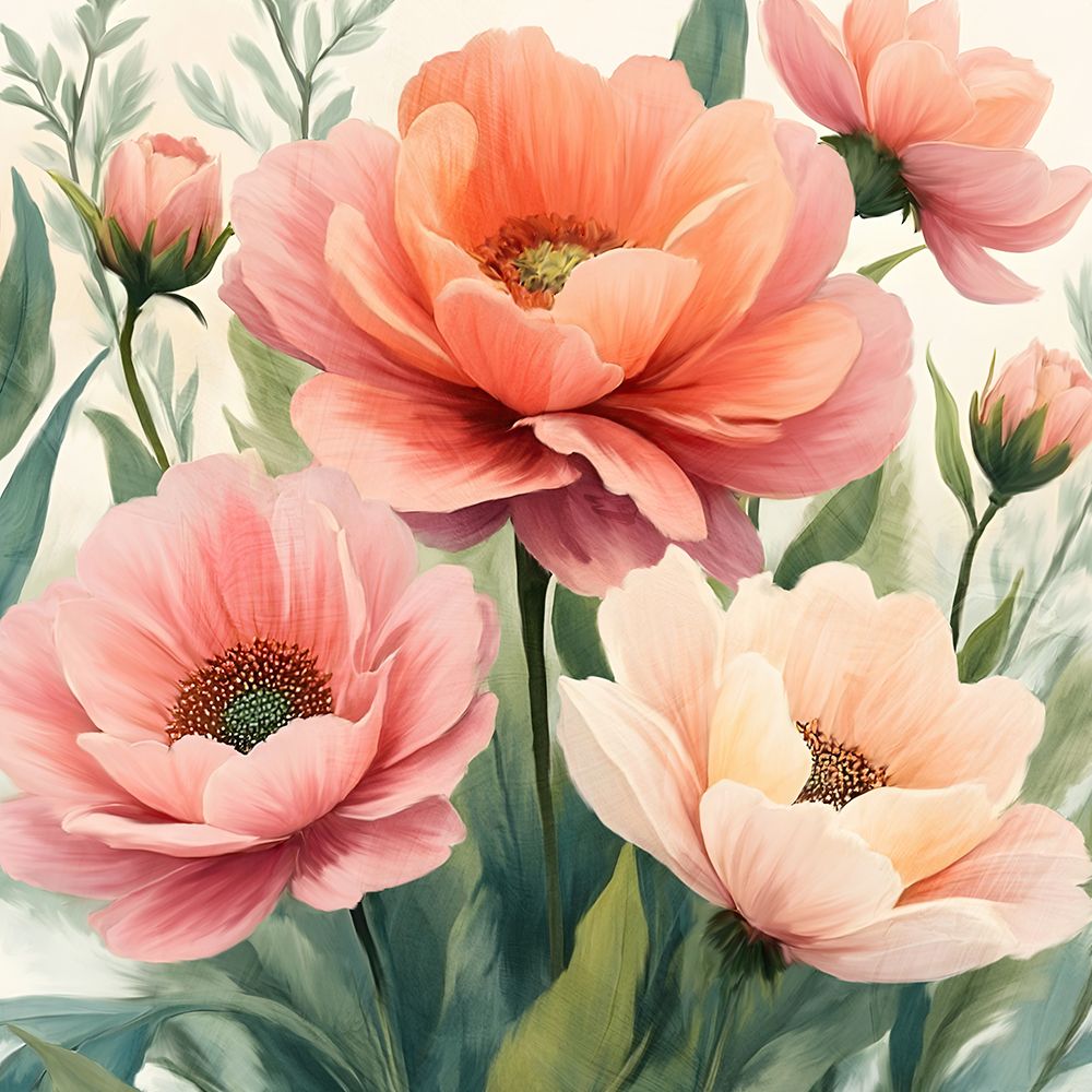 Pink Blooms art print by Kimberly Allen for $57.95 CAD