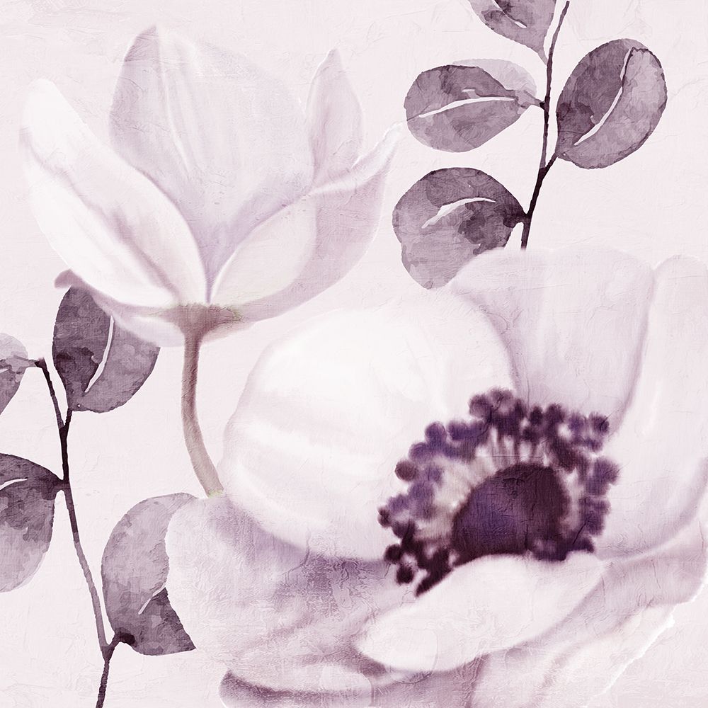 Plum Anemones 2 art print by Kimberly Allen for $57.95 CAD