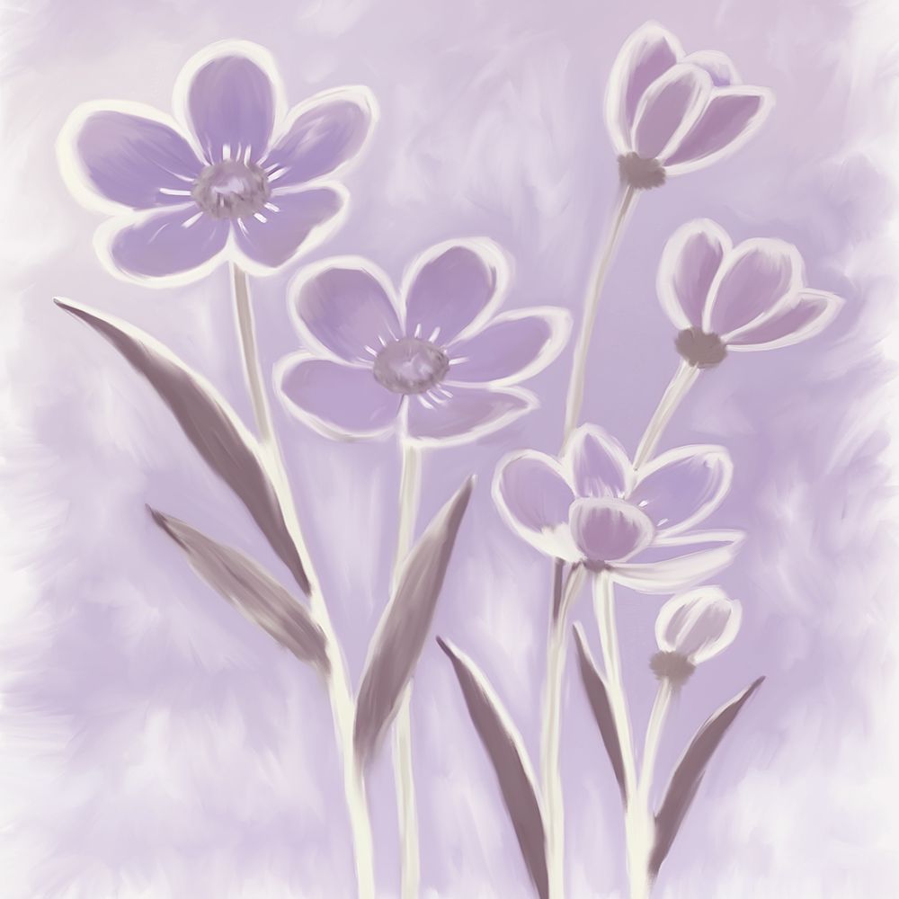 Plum Petals 1 art print by Kimberly Allen for $57.95 CAD
