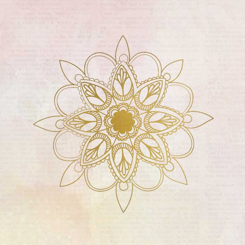 Newspaper Mandala 1 art print by Kimberly Allen for $57.95 CAD
