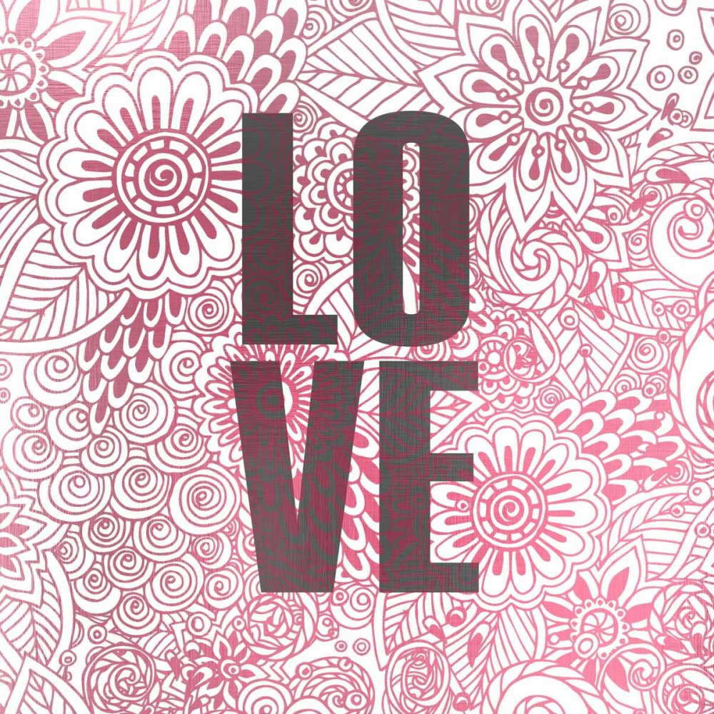 Pink Love art print by Kimberly Allen for $57.95 CAD