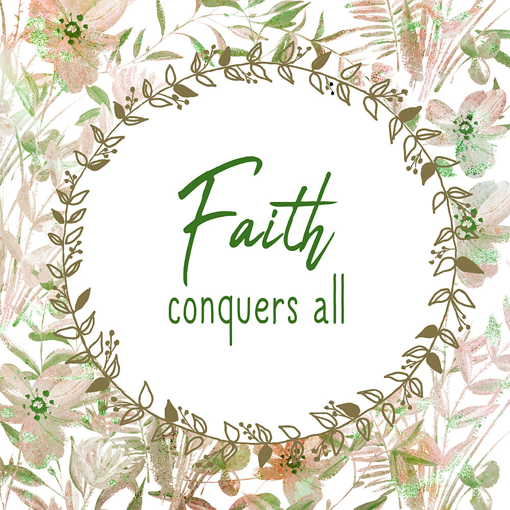 Faith Conquers art print by Kimberly Allen for $57.95 CAD