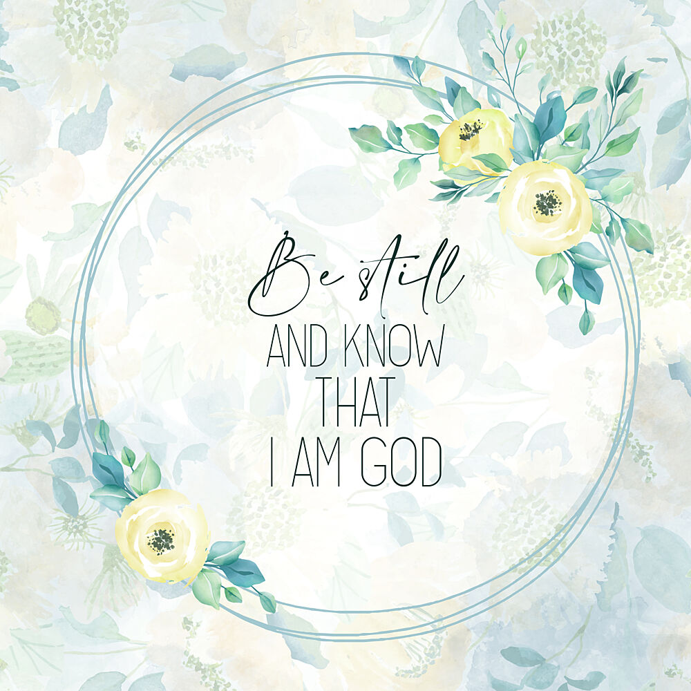 Be Still Floral art print by Kimberly Allen for $57.95 CAD