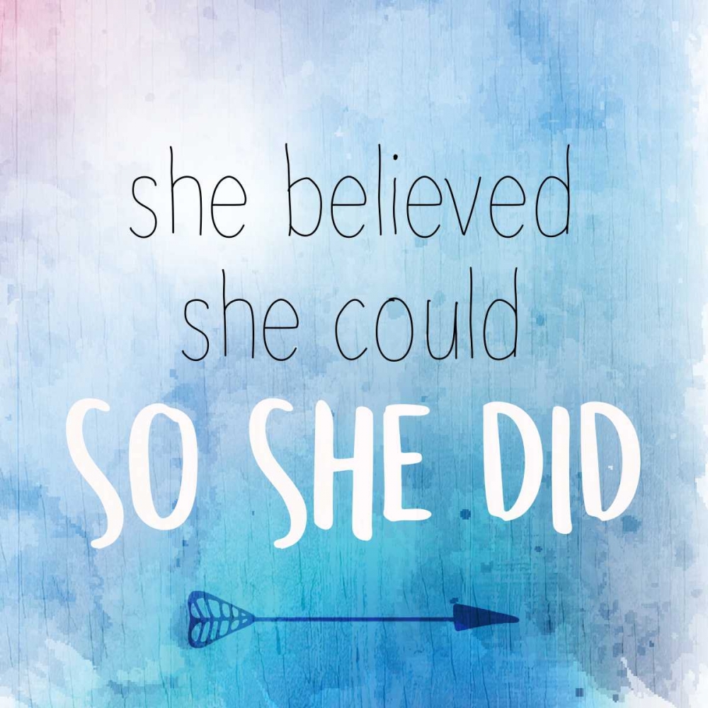 She Believed art print by Kimberly Allen for $57.95 CAD