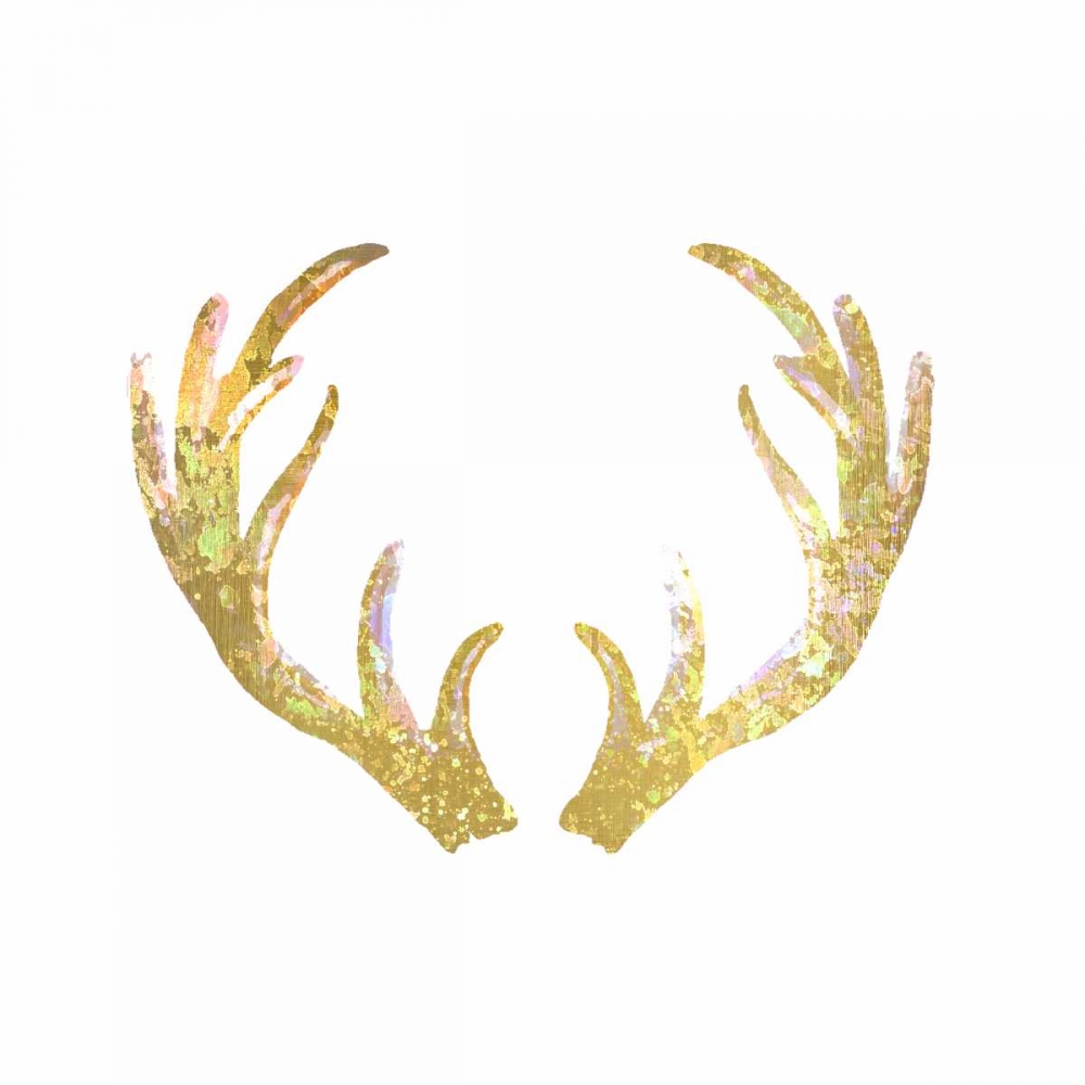 Splatter Antler 2 art print by Kimberly Allen for $57.95 CAD