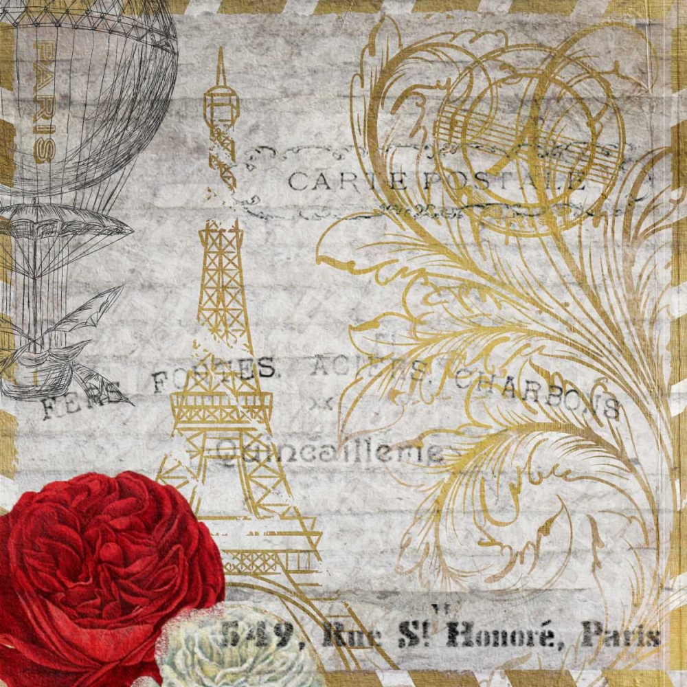 Golden Travel 1 art print by Kimberly Allen for $57.95 CAD