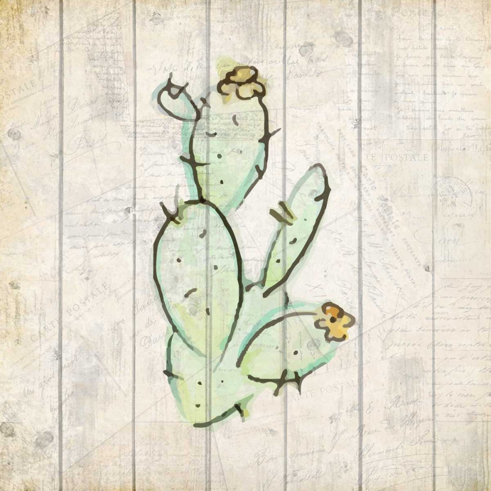 Watercolor Cactus 2 art print by Kimberly Allen for $57.95 CAD