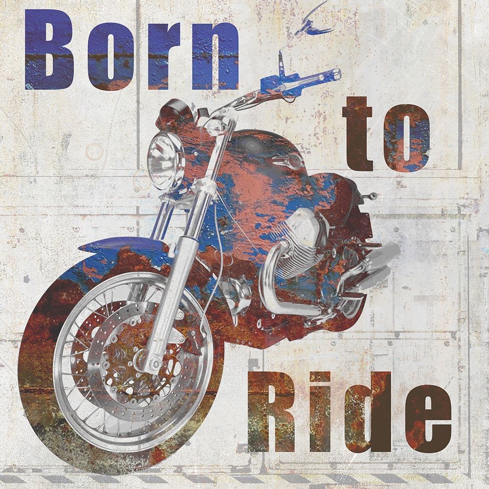 Born to Ride art print by Kimberly Allen for $57.95 CAD