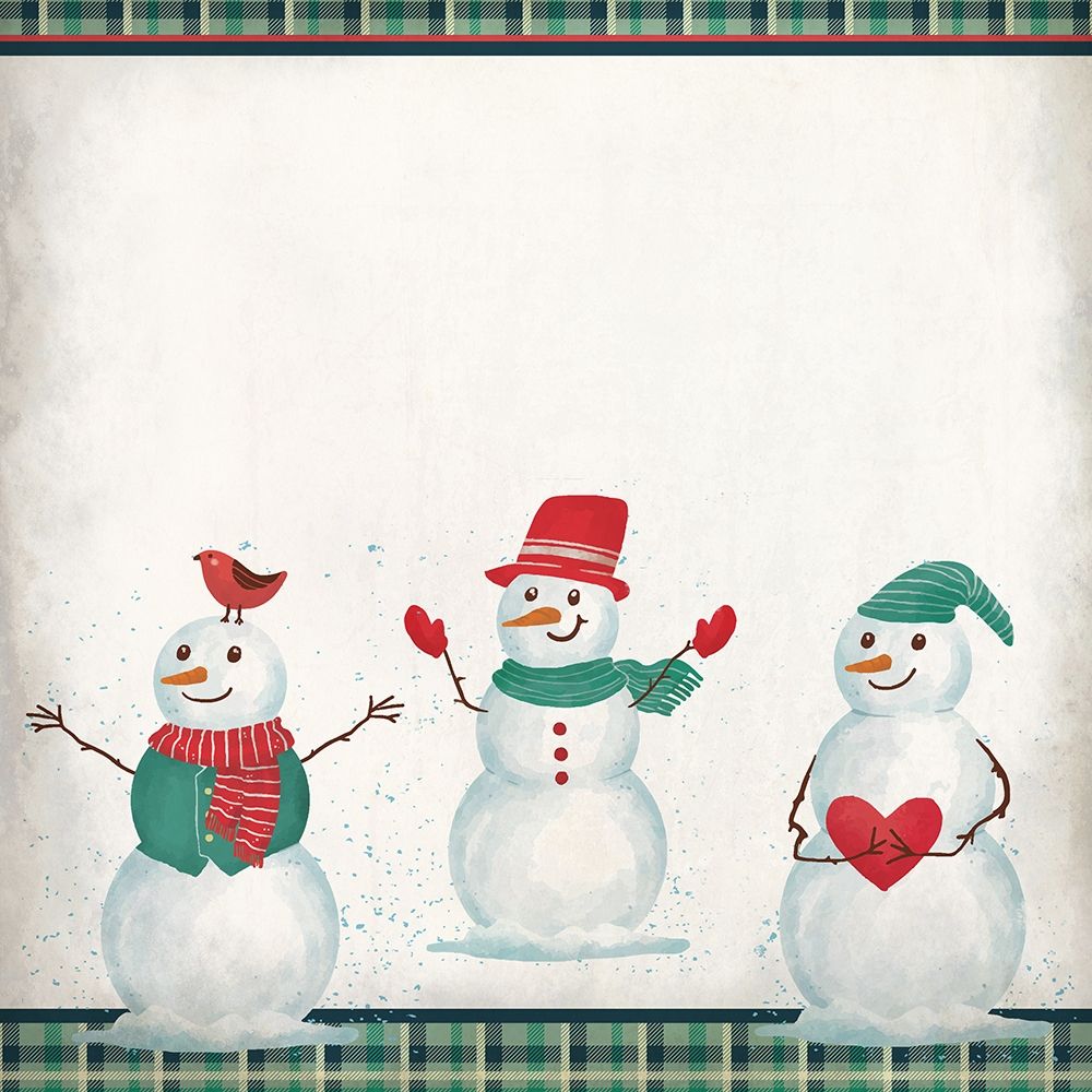 Hometown Snowmen art print by Kimberly Allen for $57.95 CAD