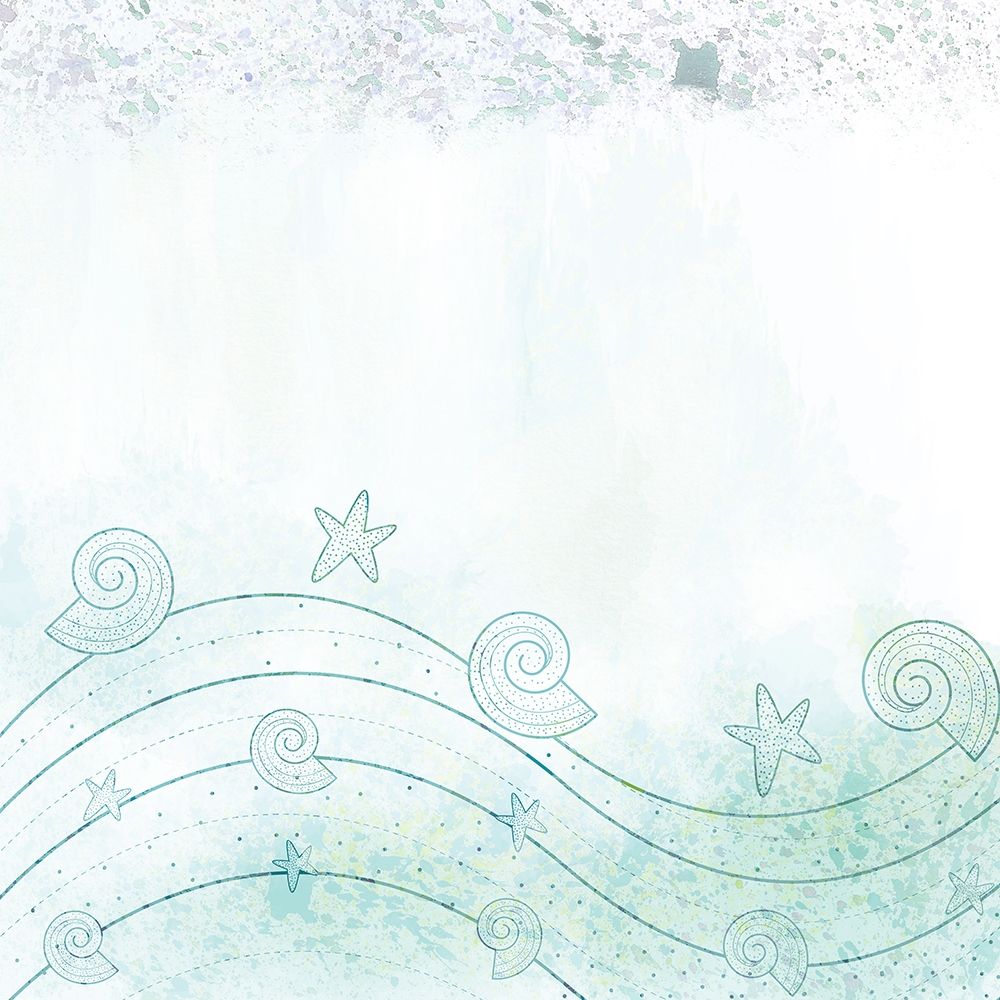 Splatter Sea art print by Kimberly Allen for $57.95 CAD