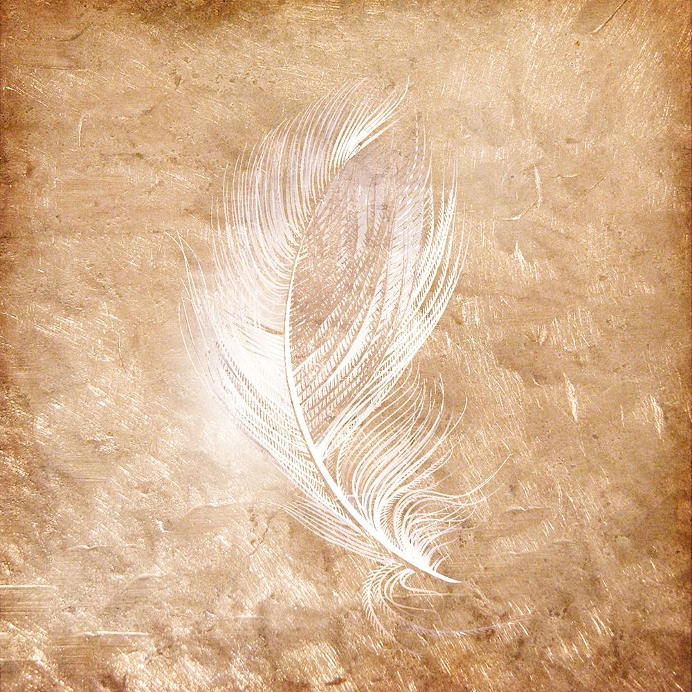 Copper Feathered 2 art print by Kimberly Allen for $57.95 CAD