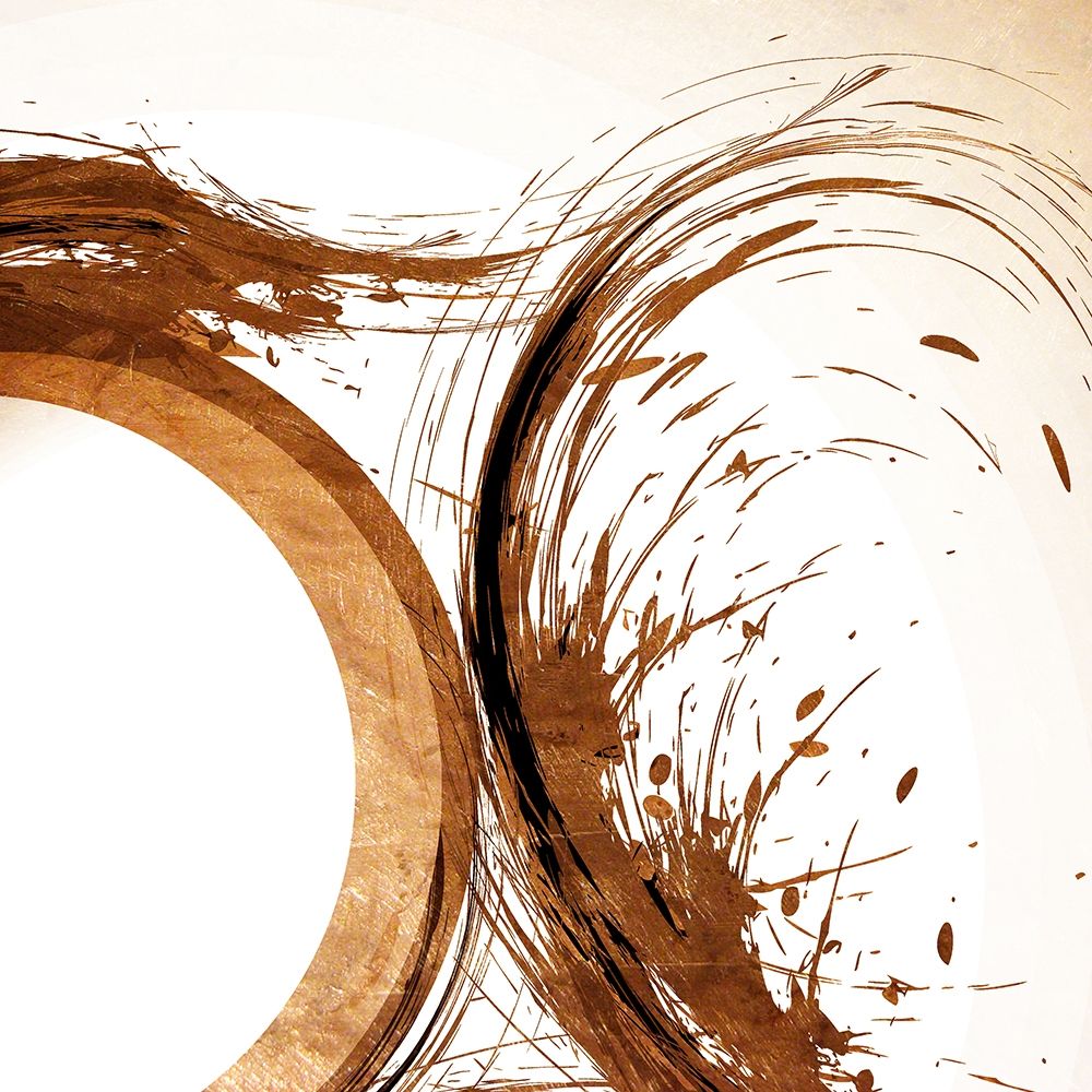 Copper Swirls 2 art print by Kimberly Allen for $57.95 CAD